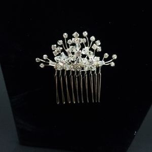 Crystal and rhinestone hair comb